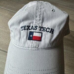 Texas Tech Embroidered Cap – Tan – Adjustable